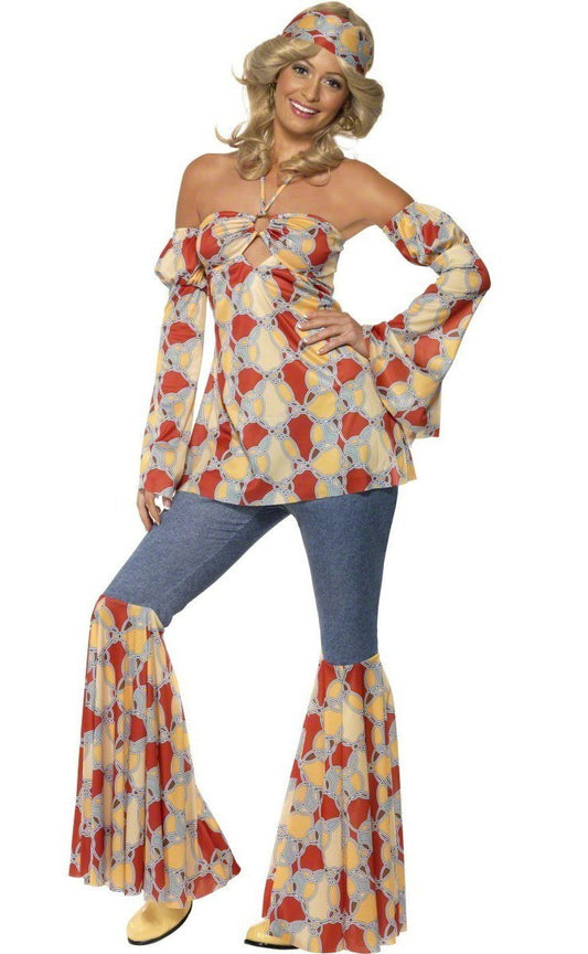 Vintage Hippy 1970s Costume (M)