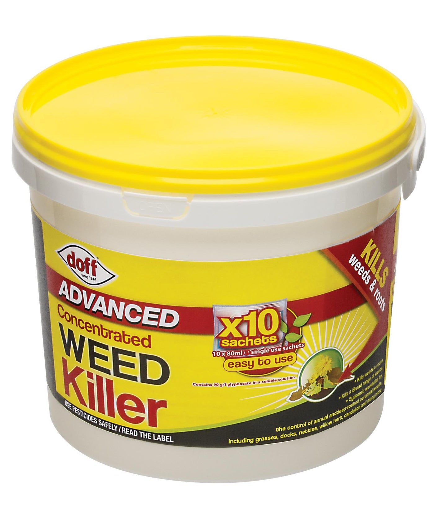 Doff Advanced Concentrated Weedkiller Sachets 10 x 80ml