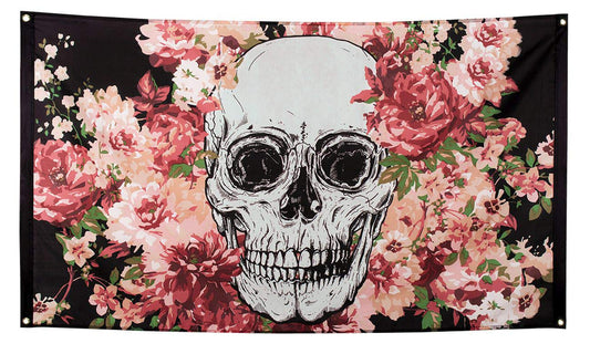 Pc. Polyester flag Day of the dead (90 x 150 cm)