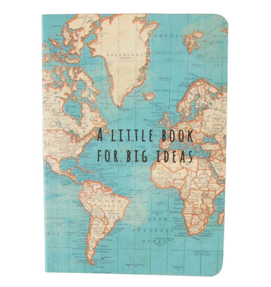 Vintage Map Big Ideas Pocket Notebook