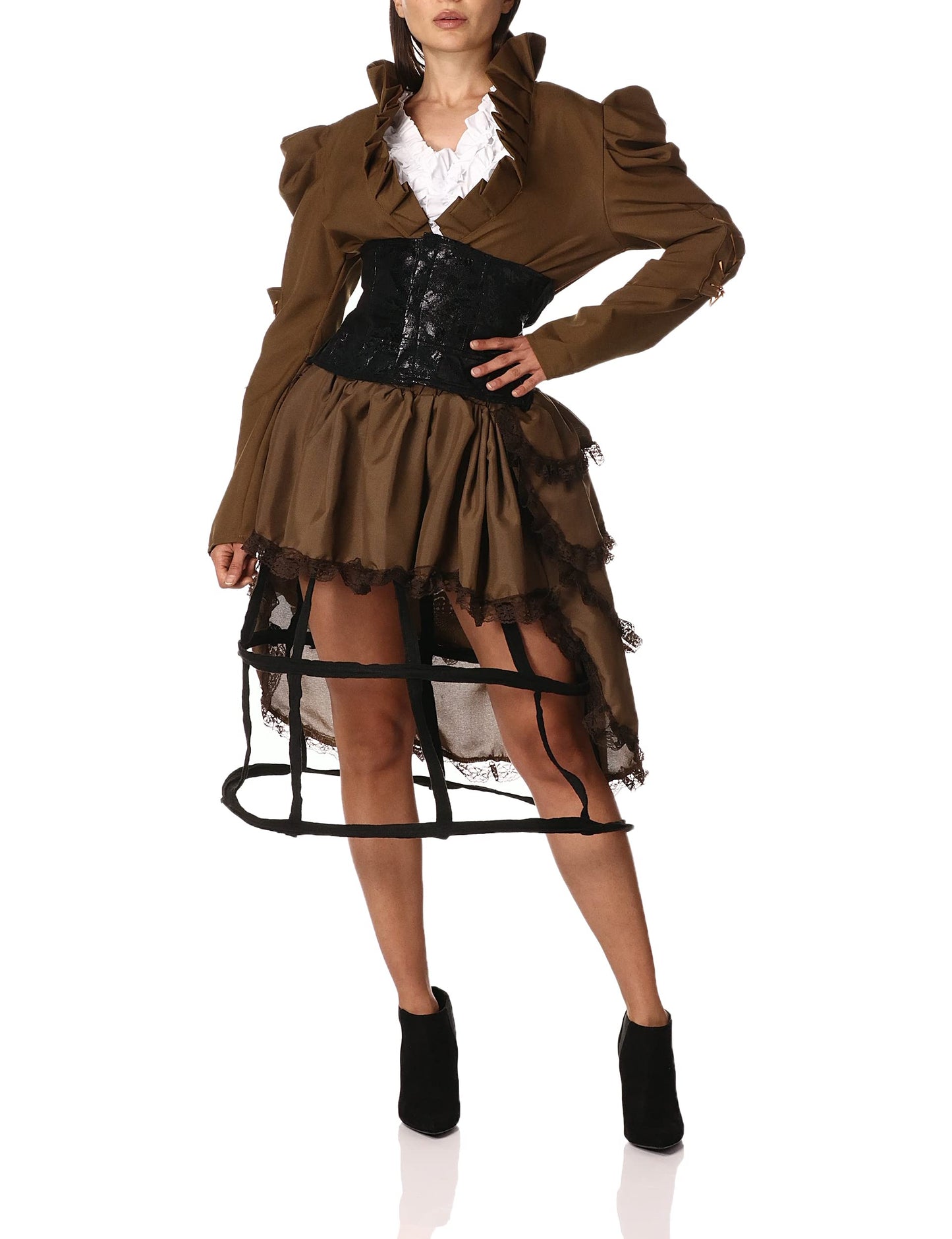 Steampunk Vicky Costume (Hoop Skirt)