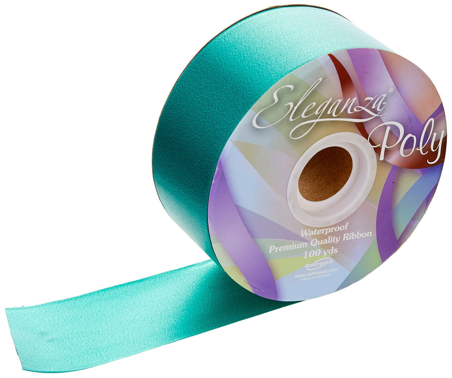 Eleganza Poly Ribbon 50mm x 25m Holographic Silver