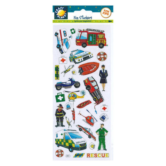 Fun Stickers - Rescue Vehicles