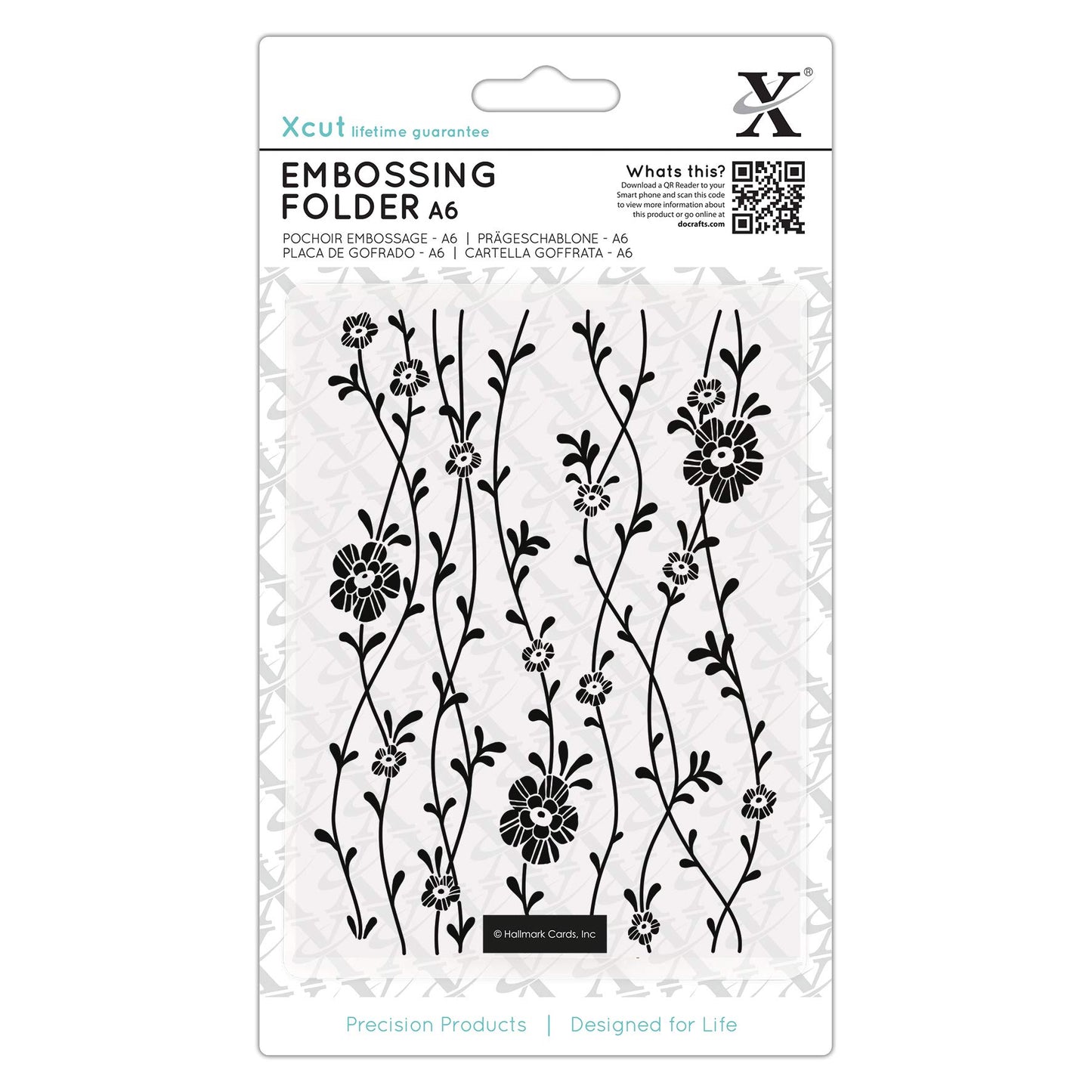 A6 Embossing Folder - Blossom Vines