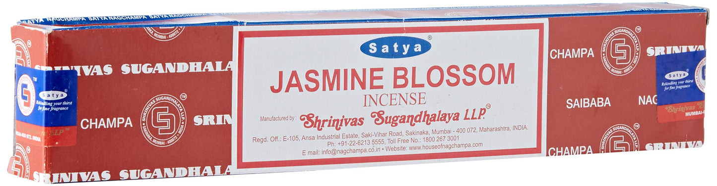 11436 Satya Jasmine Nag Champa 12 Incense Sticks