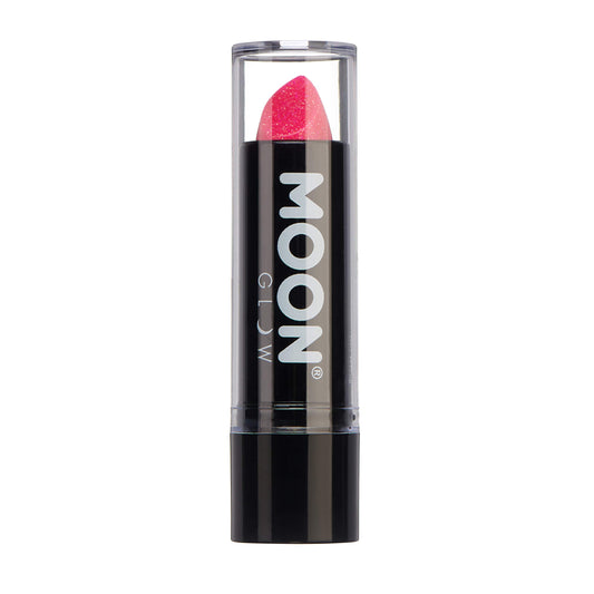 Moon Glow - Neon UV Glitter Lipstick, Pink, 5g Single