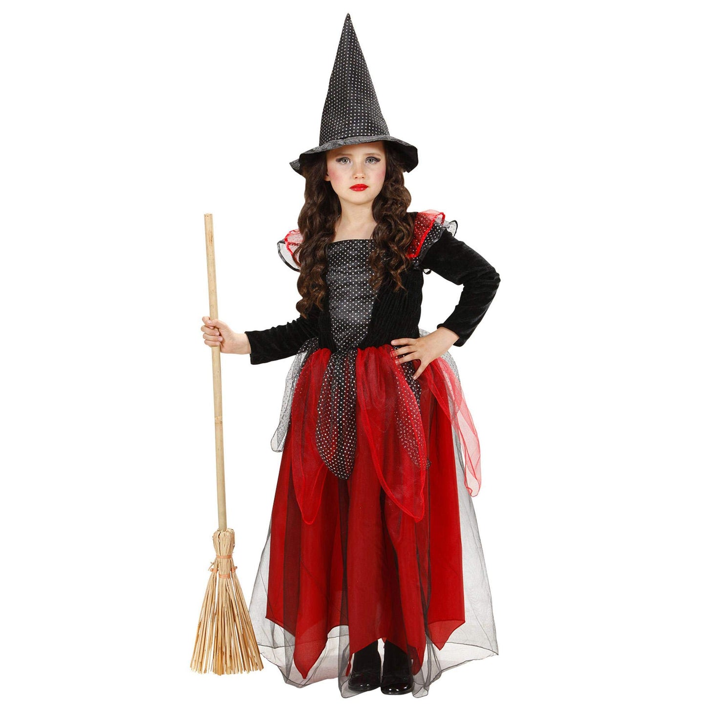 "WITCH" black/burgundy - (dress, hat) - (158 cm / 11-13 Years)