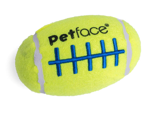 SQUEAKY RUGBY TENNIS BALL X1