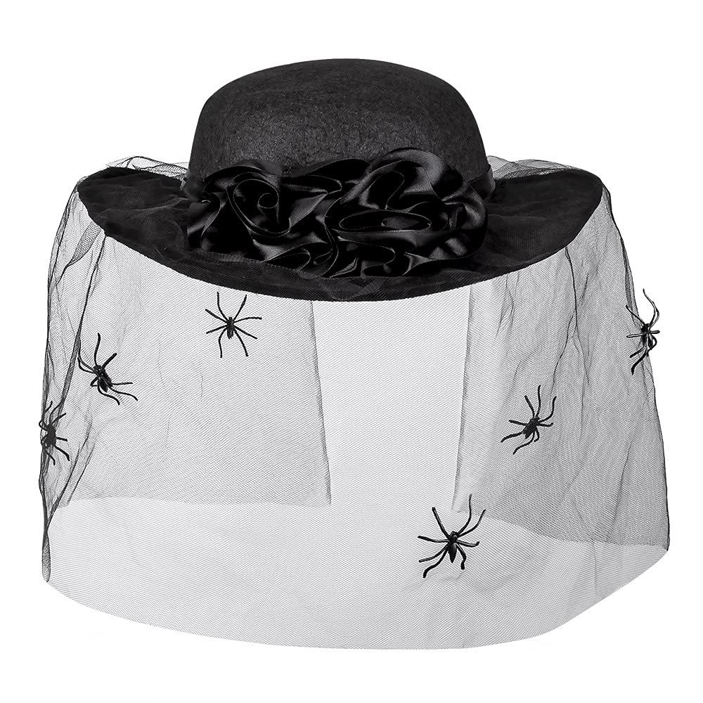 Pc. Hat Spider widow with veil