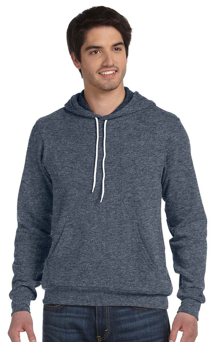 Canvas Unisex Sponge Fleece P'over Hoody - Deep Heather - L