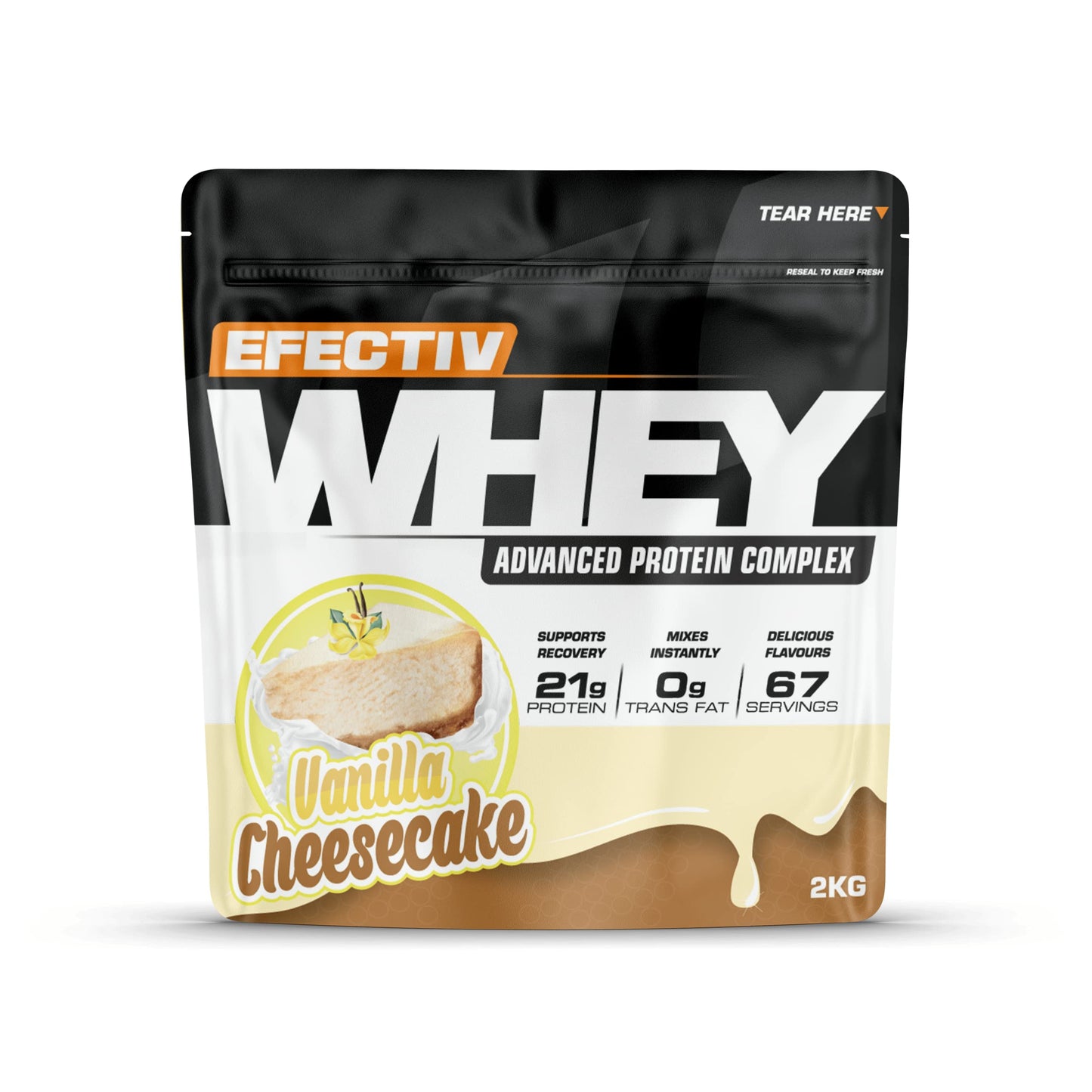 Efectiv Nutrition Efectiv Whey 2kg Vanilla Creme (perishable)