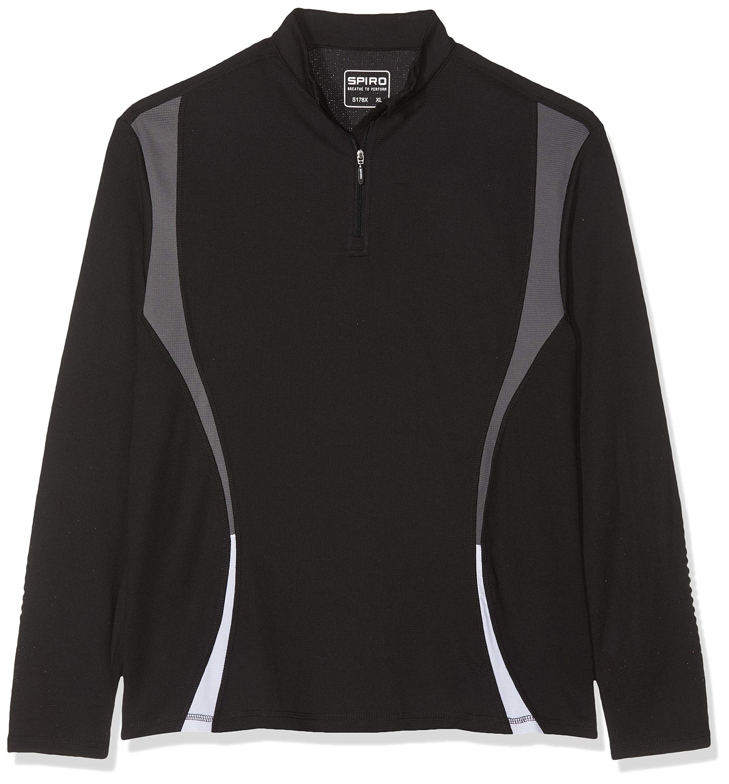 Spiro Unisex Trial Training Top - Black/Grey/White - 3XL