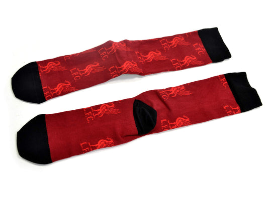 Roy Lowe and Sons Limited Liverpool FC All Over Print Adult Socks 8 to 11