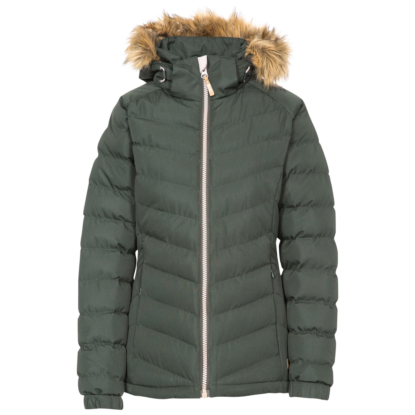 NADINA - FEMALE PADDED JKT-L-OLIVE