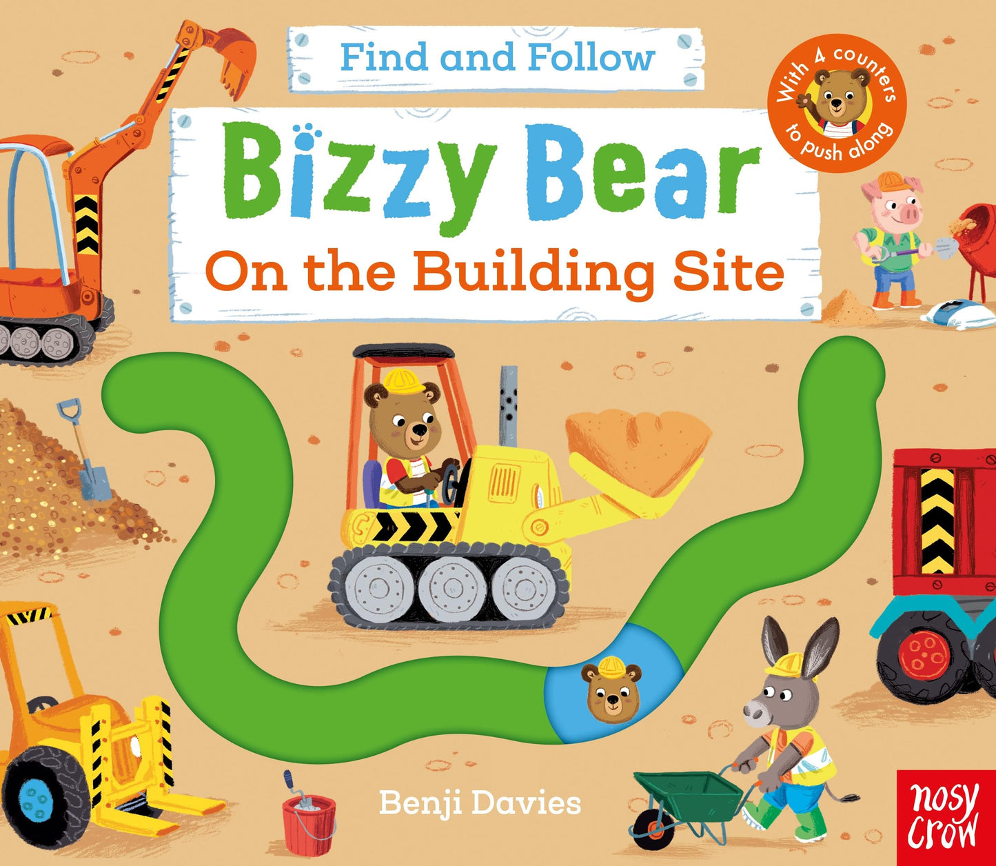 BIZZY BEAR: FIND AND FOLLOW BUILD - BOARD BOOKS - 01/02/2024