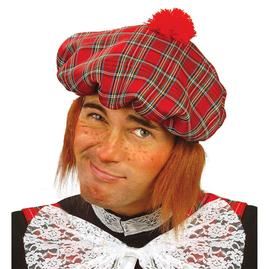 "SCOTTISH HAT WITH HAIR" -