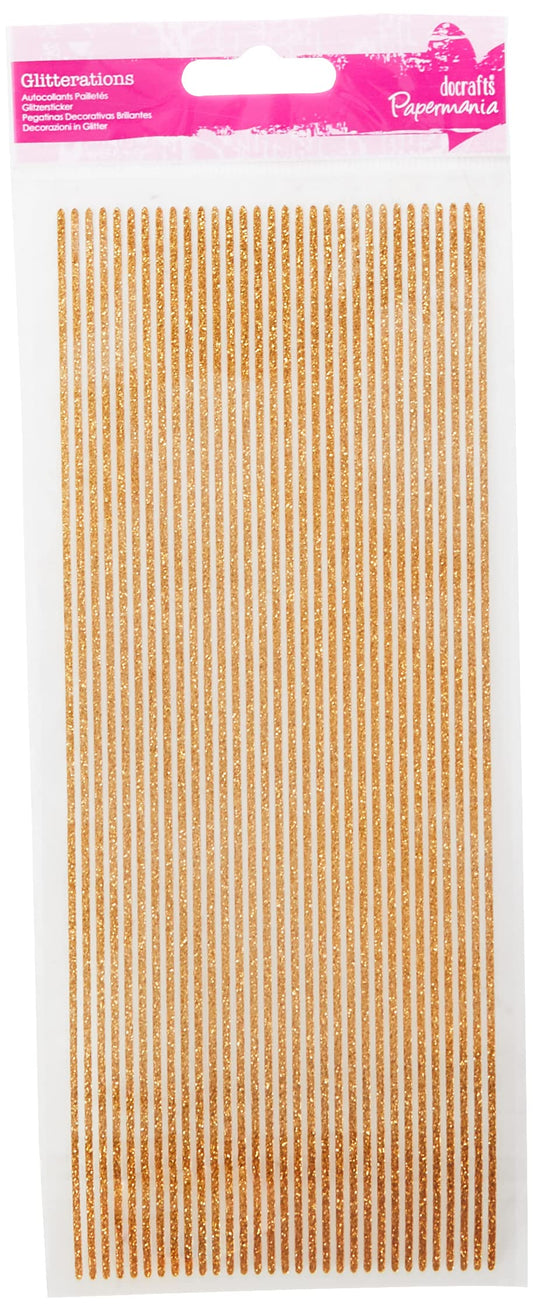 Glitterations - Borders - Gold