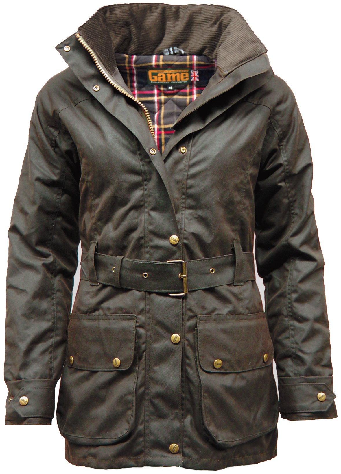 Game Cantrell Padded Antique Waxed Jacket - T_69D Cantrell Wax Jkt Brown XXL