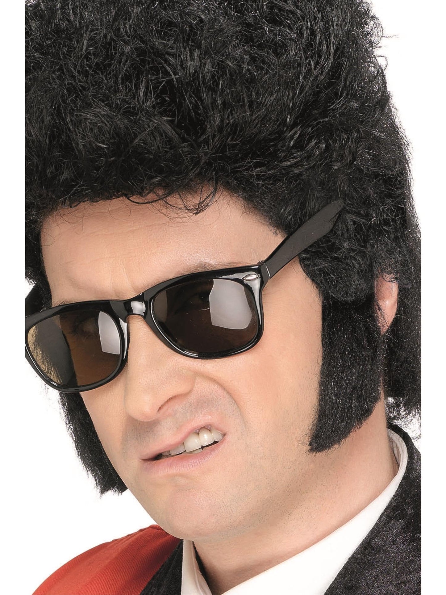 Teddy Boy Sideburns, Black, Self Adhesive