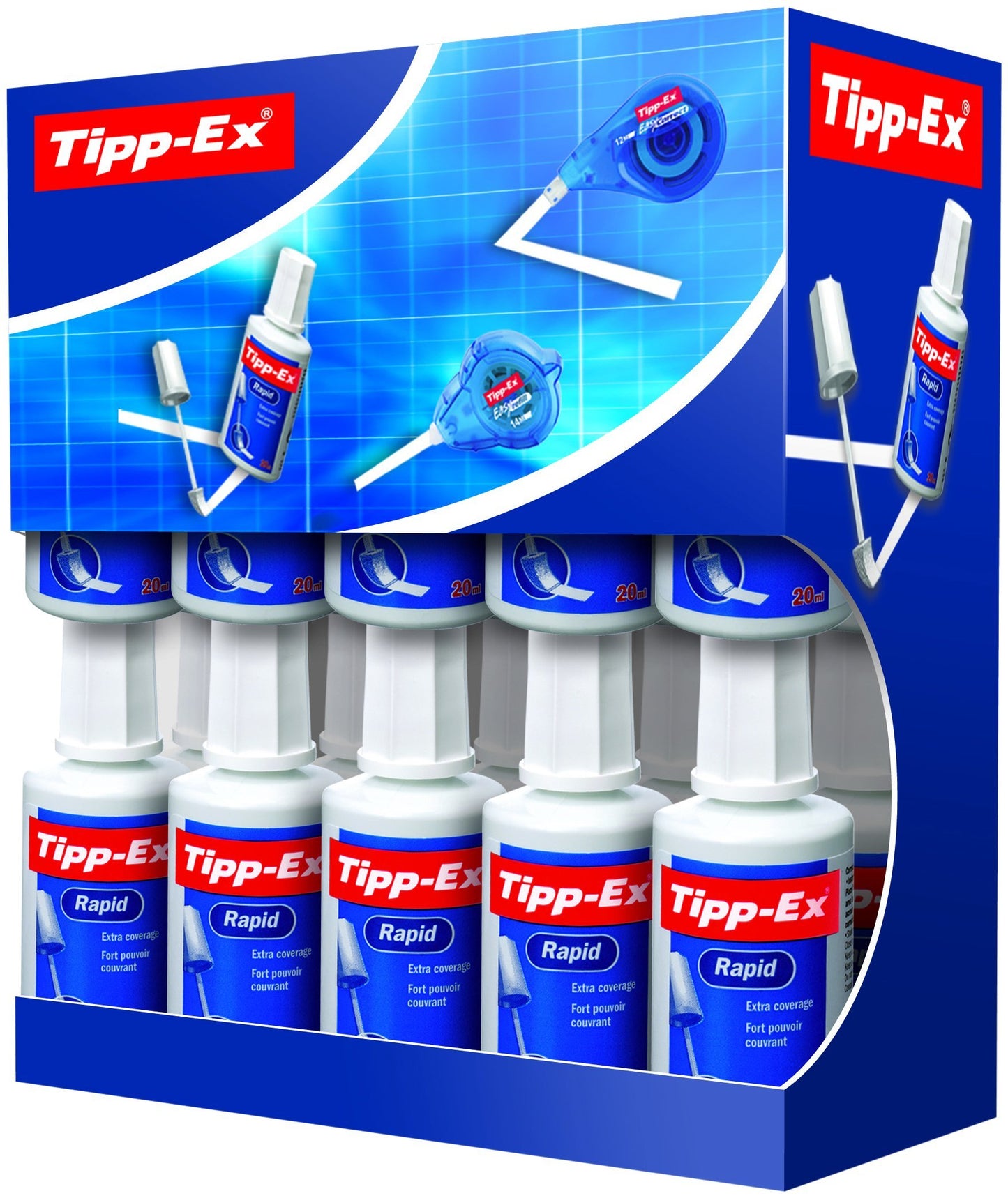 Tipp-Ex Rapid Correction Fluid (Pack of 20) 895950