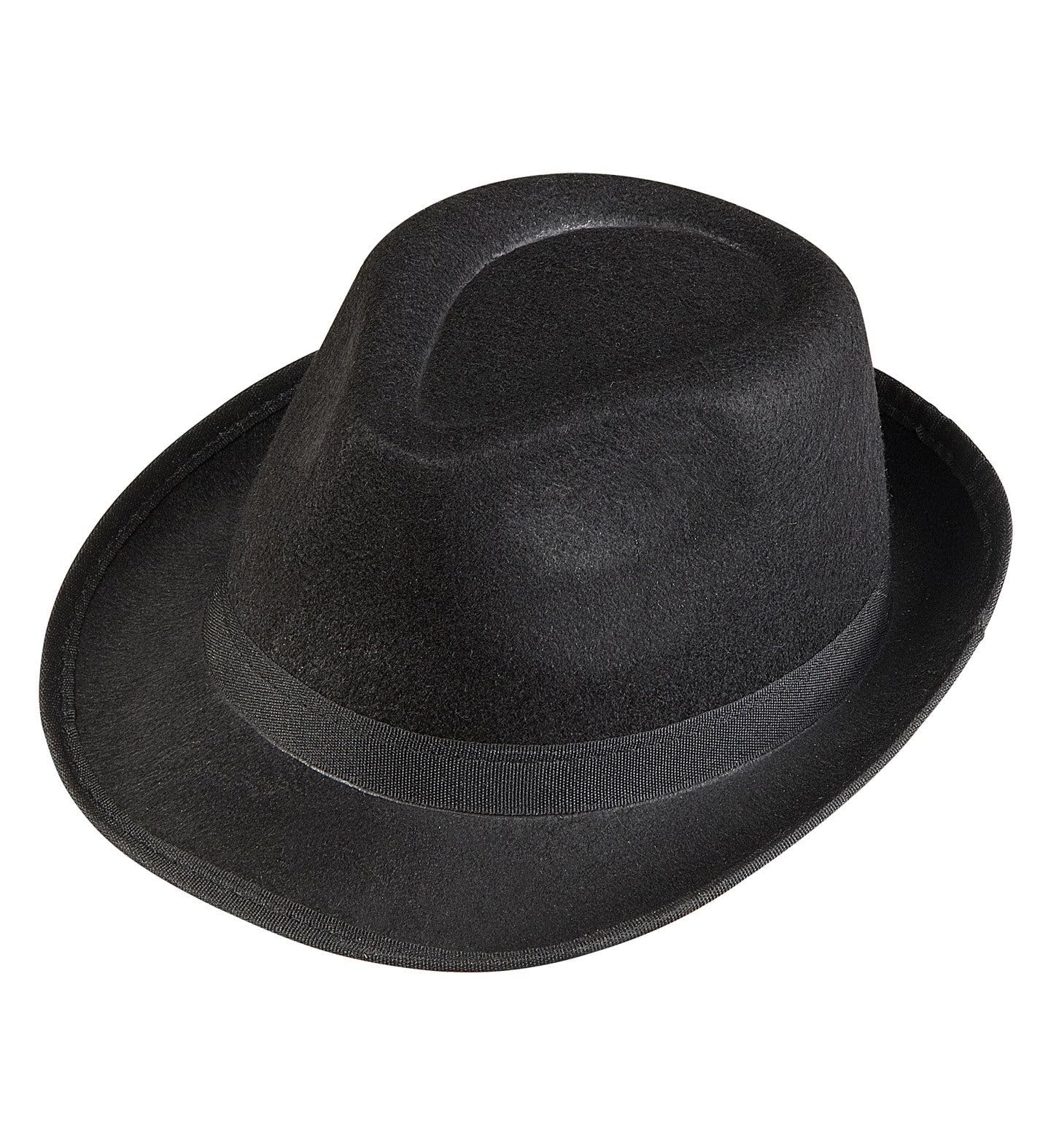 "BLACK FEDORA HATS" felt -