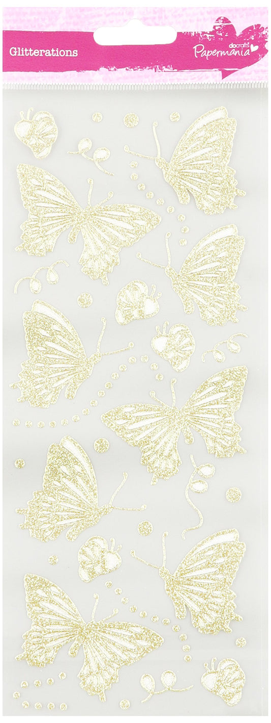 Glitterations - Butterflies - Gold