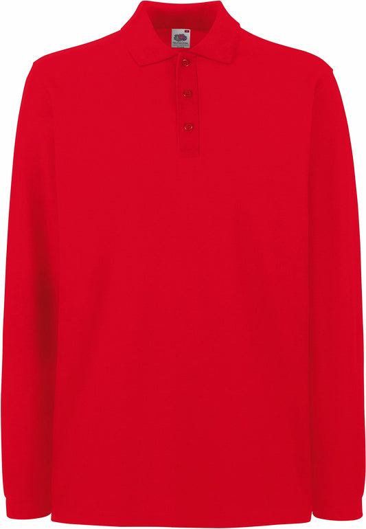 FOTL Premium Longsleeve Polo - Red - XL