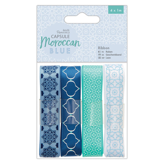 Ribbon (4 x 1m) - Capsule - Moroccan Blue