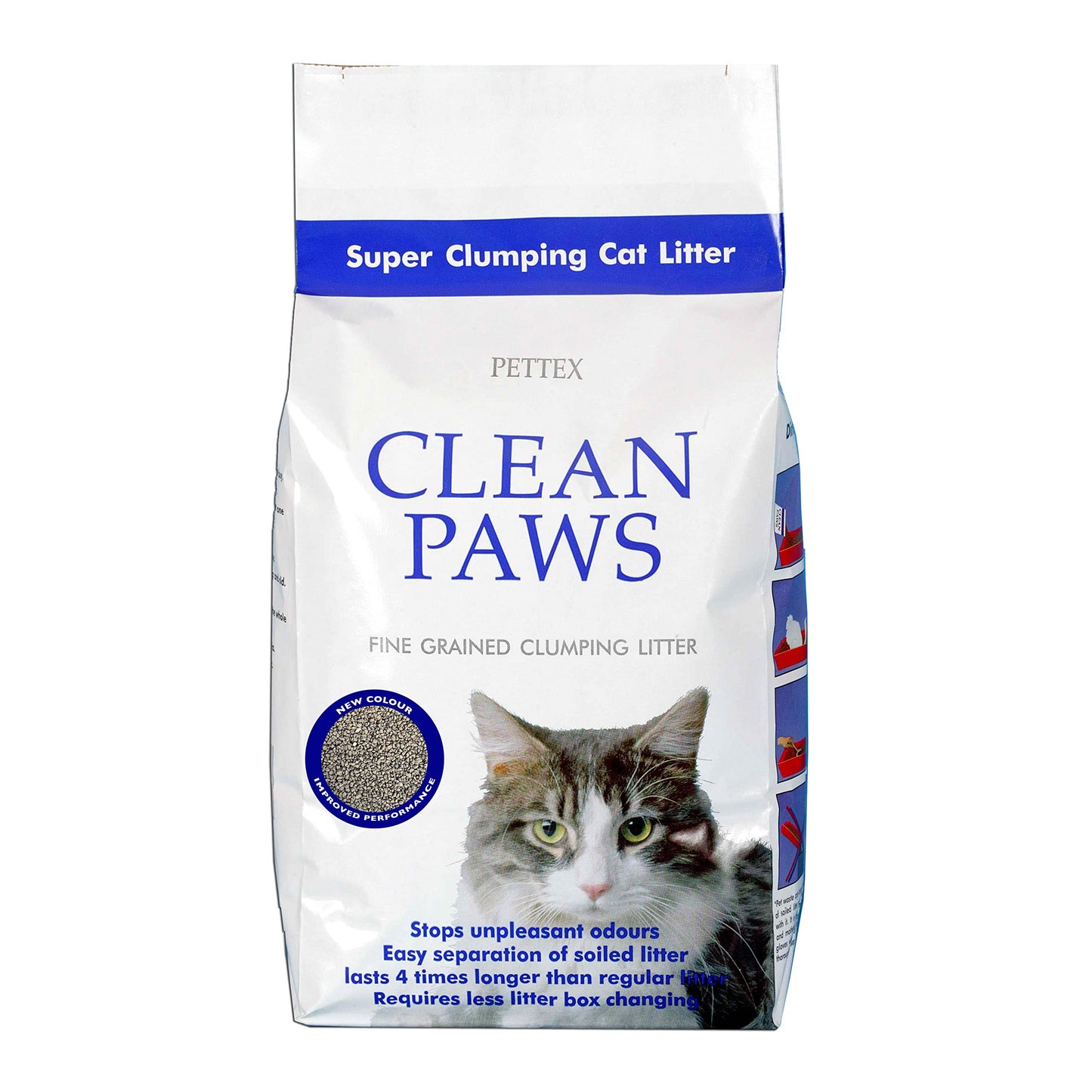 CLEAN PAWS CLUMP LITTER 15KG