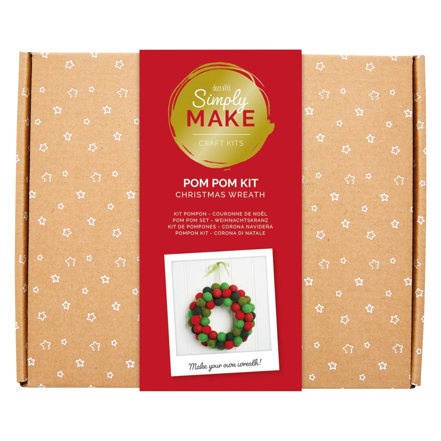 Pom Pom Wreath Kit