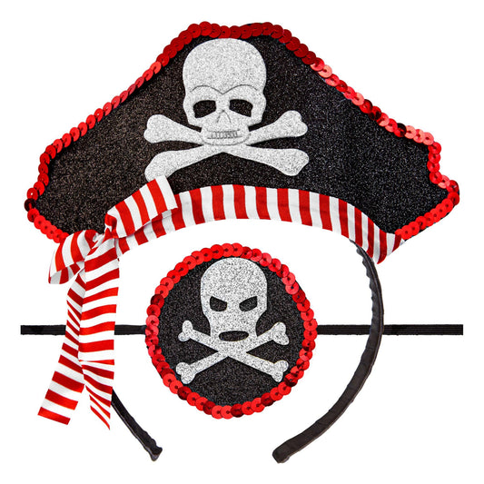 "MINI PIRATE HAT & EYE-PATCH" -