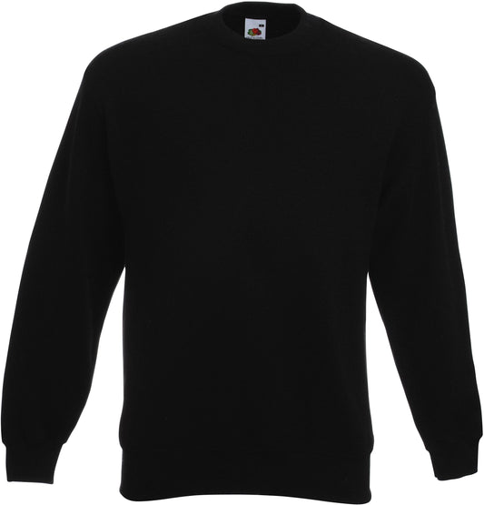 FOTL Mens Classic Set-In Sweatshirt - Black - M