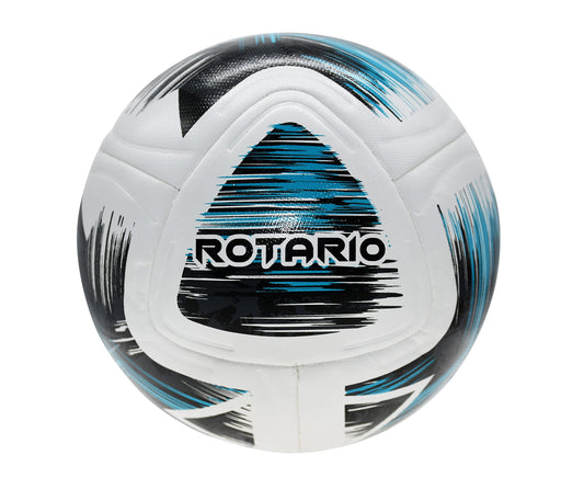 Precision Rotario FIFA Quality Match Football - White/Black/Cyan - 4