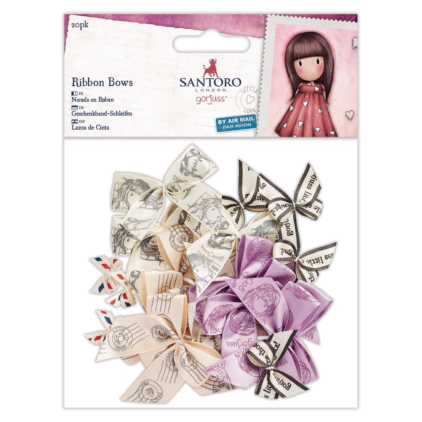 Small Ribbon Bows (20pk) - Santoro