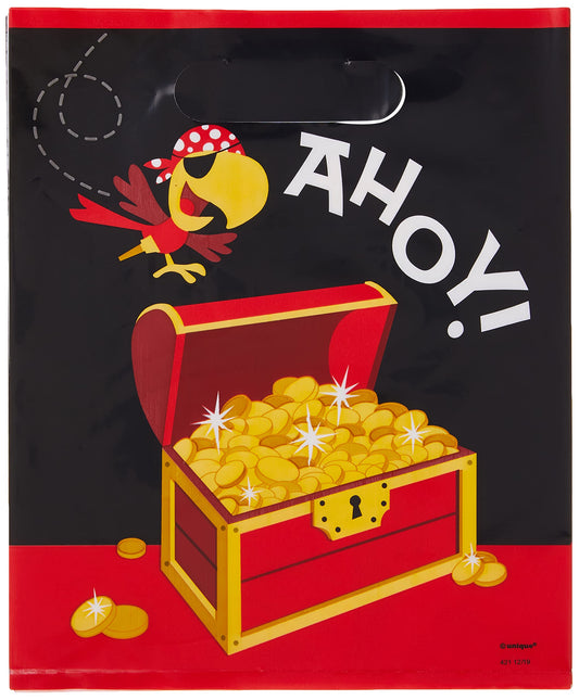 Pirate Fun Loot Bags, 8ct