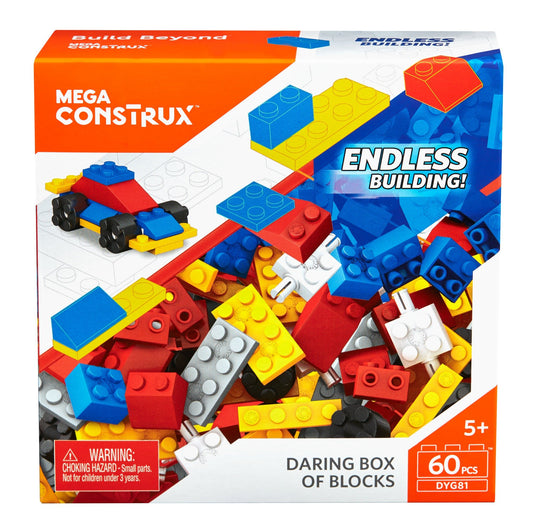 Mega Bloks Construx DYG81 Daring Box of Blocks (60pcs set)