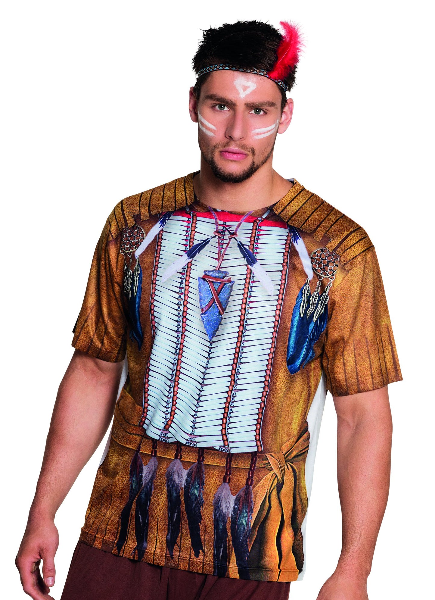 Pc. Photorealistic shirt Indian man (XL)