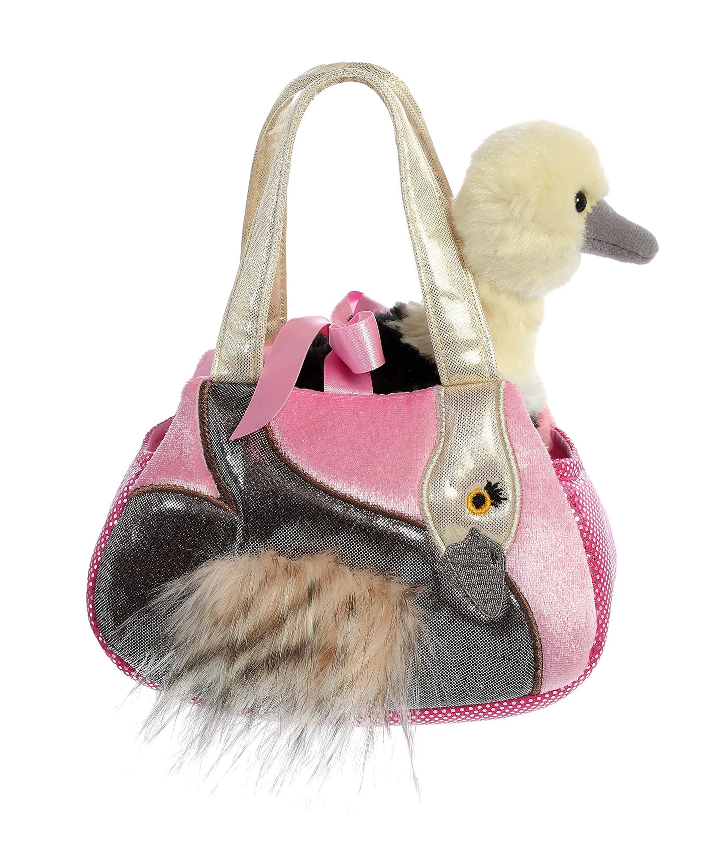 Luxe Boutique Sadira Ostrich Fancy Pal 8In