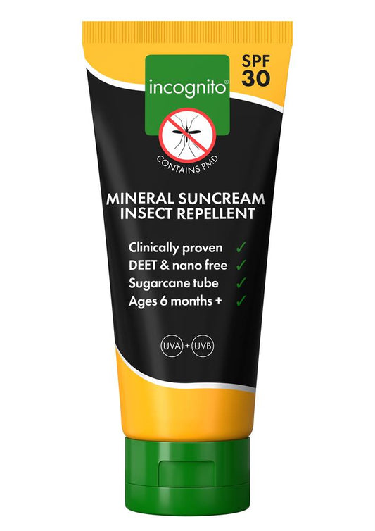 Incognito Suncream Insect repellent Moisturiser SPF30 - 100ml