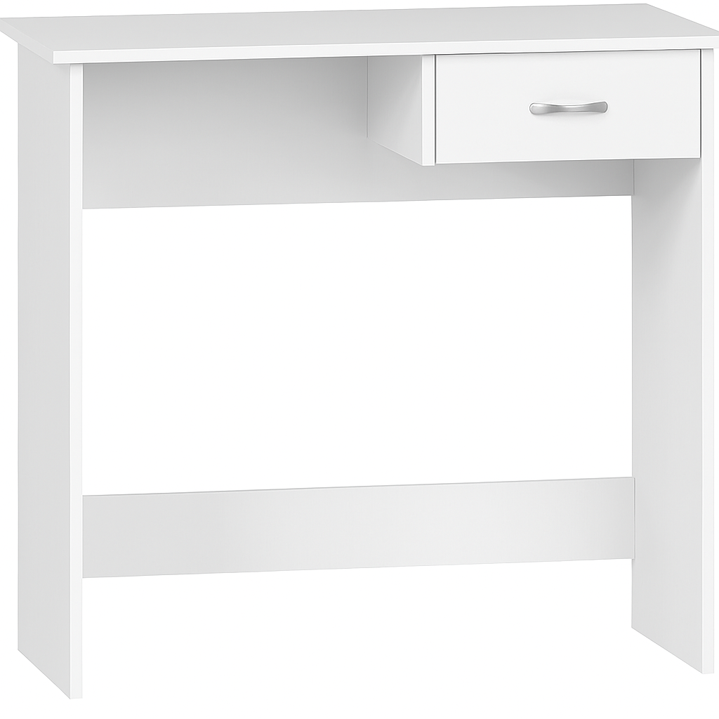 Shefa Line Computer Desk Nano White, 90 cm (1 Box)