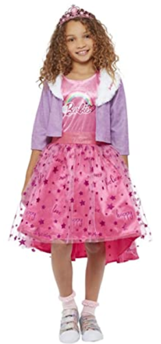 Smiffy's Officially Licensed Barbie Princess Adventures Deluxe Costume