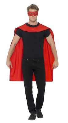 Smiffy's Superhero Cape & Mask