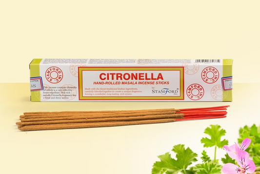 Citronella Stamford Masala Incense Sticks Qty 1 Box (15 Sticks)