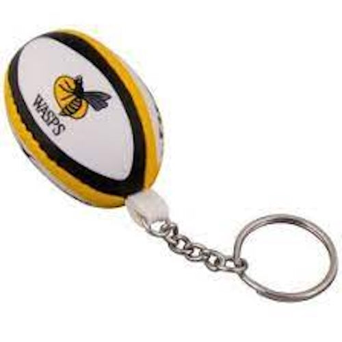 Gilbert Rugby Key Ring Wasps