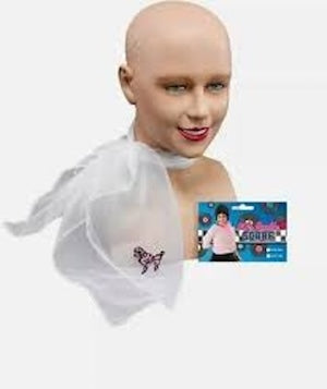 Bristol Novelty 1950s White Poodle Neck Scarf