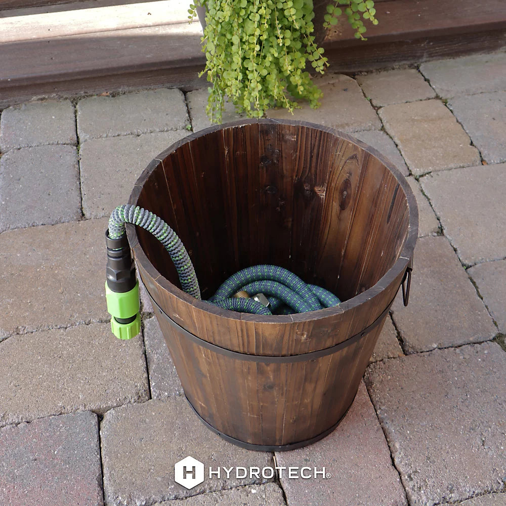 Hydrotech Standard Expandable Burst-Proof Garden Hose 15m / 50ft Green