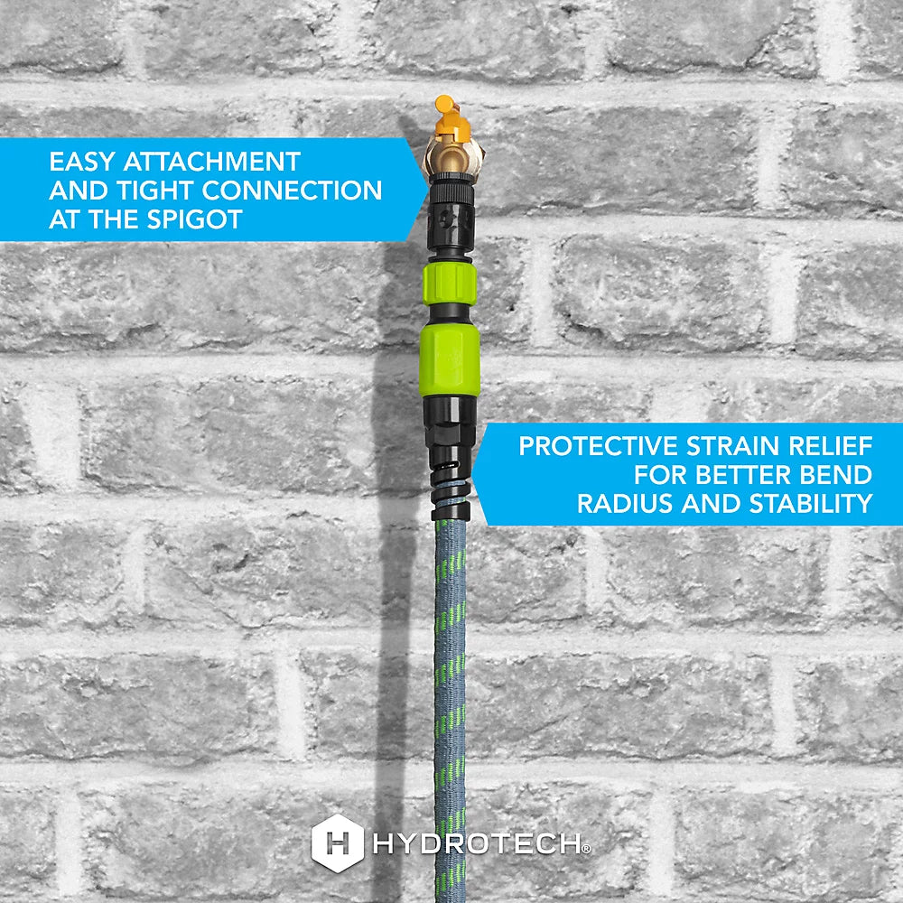 Hydrotech Standard Expandable Burst-Proof Garden Hose 15m / 50ft Green