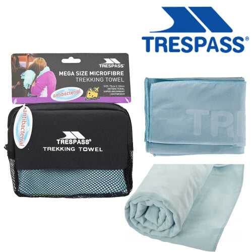 Trespass Antibacterial Towel - Blue