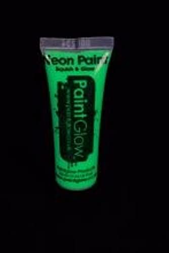 PaintGlow, Neon UV Face & Body Paint, Green, 13ml