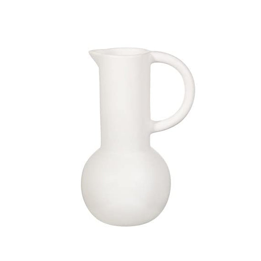 Sass & Belle Large Amphora Jug Vase White